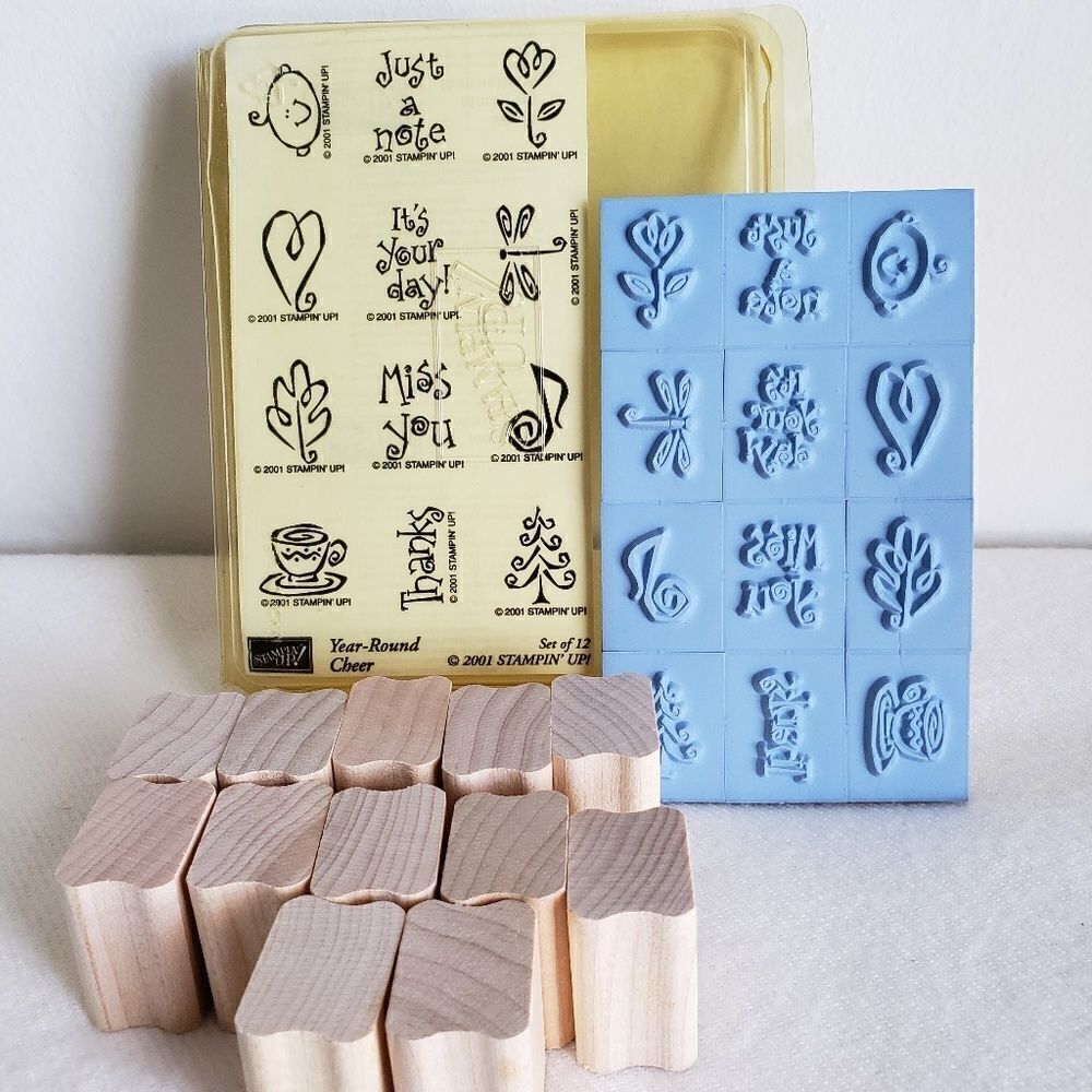 Stampin' Up! "Year-Round Cheer" Block Stamp Set
